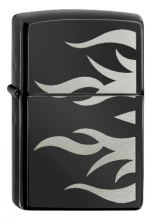 Zippo Ebony Flames